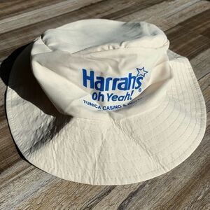Harrah’s Casino Bucket Hat RARE PROMOTION Tan